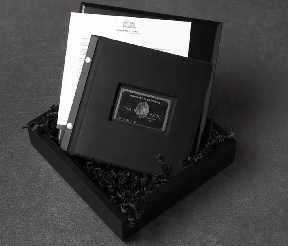 American Express Centurion Card Invitation Package