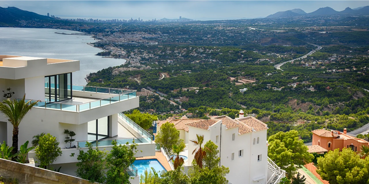 View of the Urbanisation Altea Hills