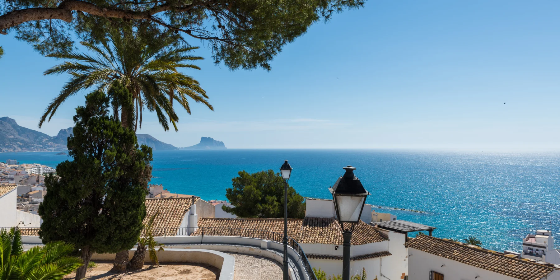 Beautiful views from the old town of Altea