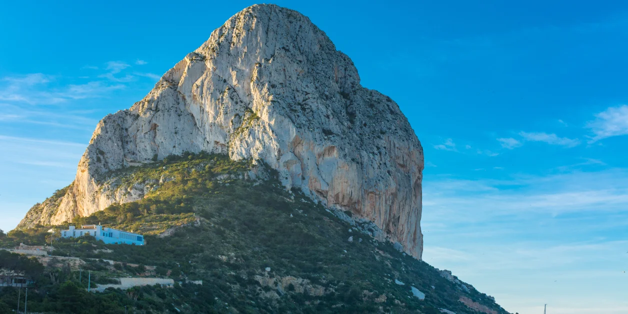 Aussicht auf den Felsen Ifach